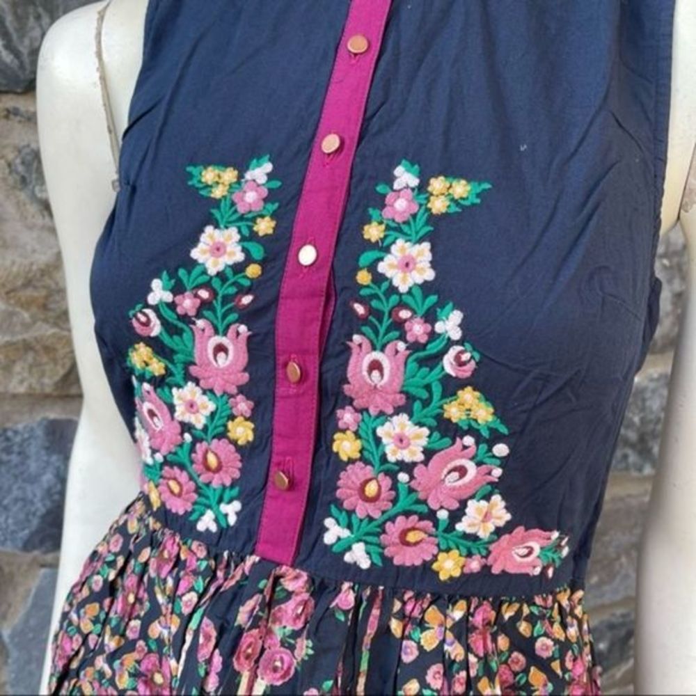 NEW Modcloth Conversation Masterpiece A-line Dress Size 1X - Picture 7 of 8